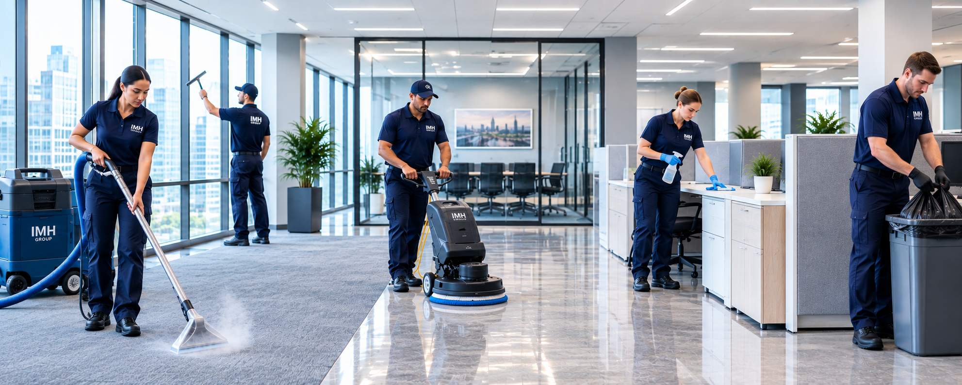Industrial warehouse floor cleaning and janitorial care in Bradford